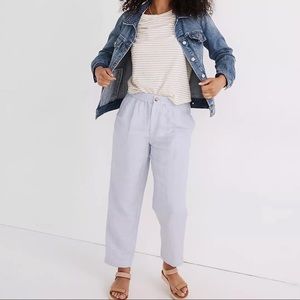 Madewell Linen Blend Trouser Pant